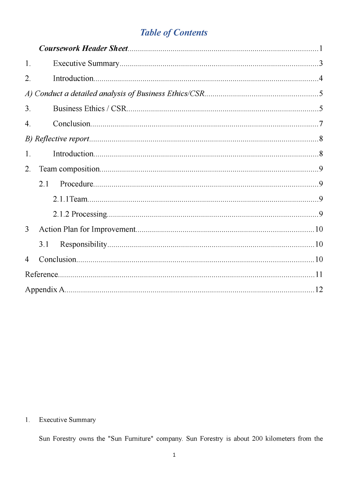 coursework submission policy