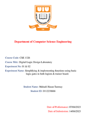 Lab-7 (Implementing different kinds of counters) - Department of ...