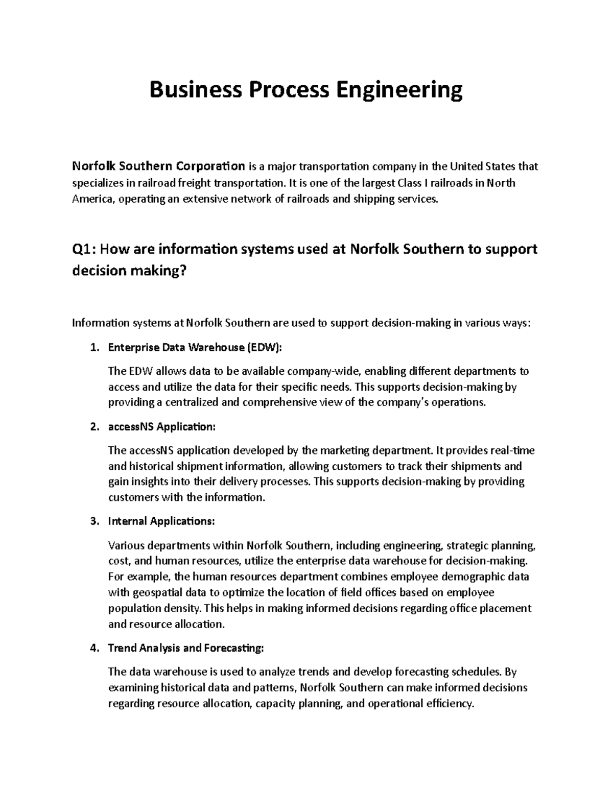 Business Process Engineering MID - Business Process Engineering Norfolk ...