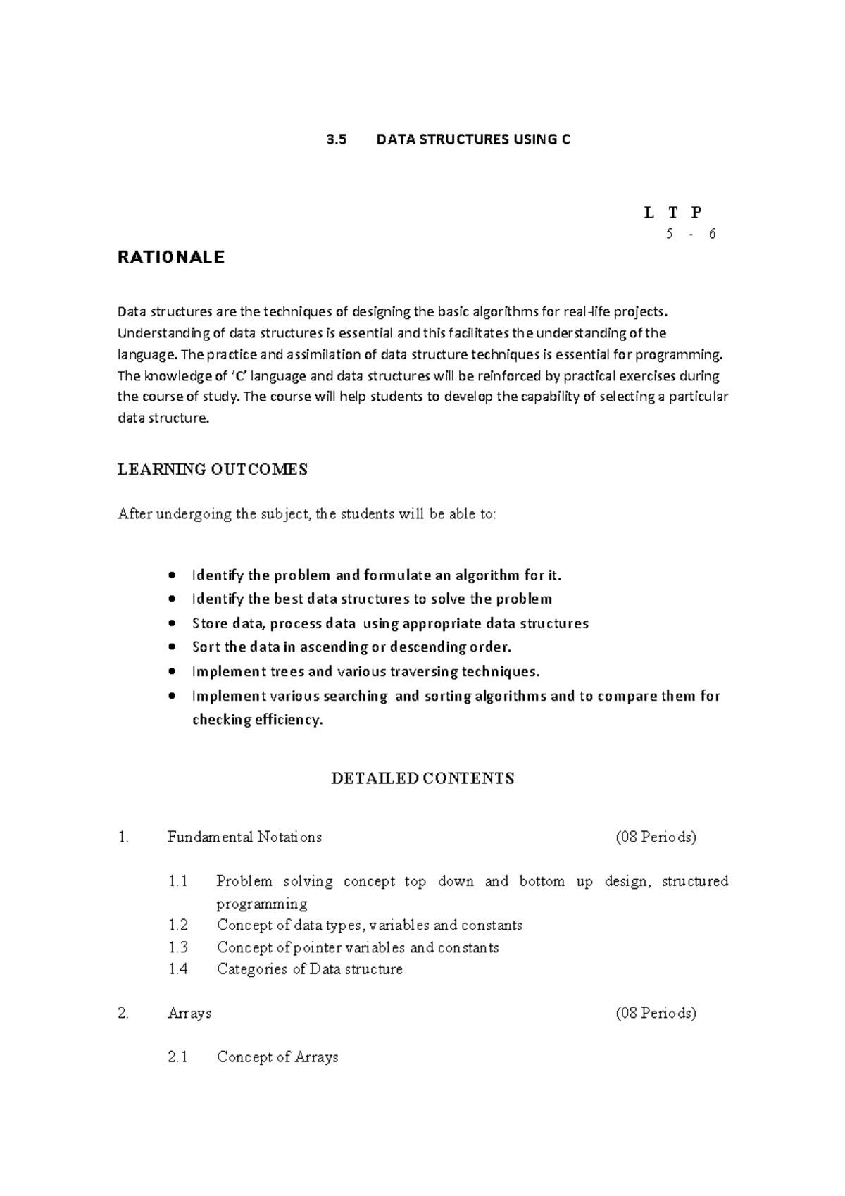 Data Structure using C - Books are very important. - 3 DATA STRUCTURES ...