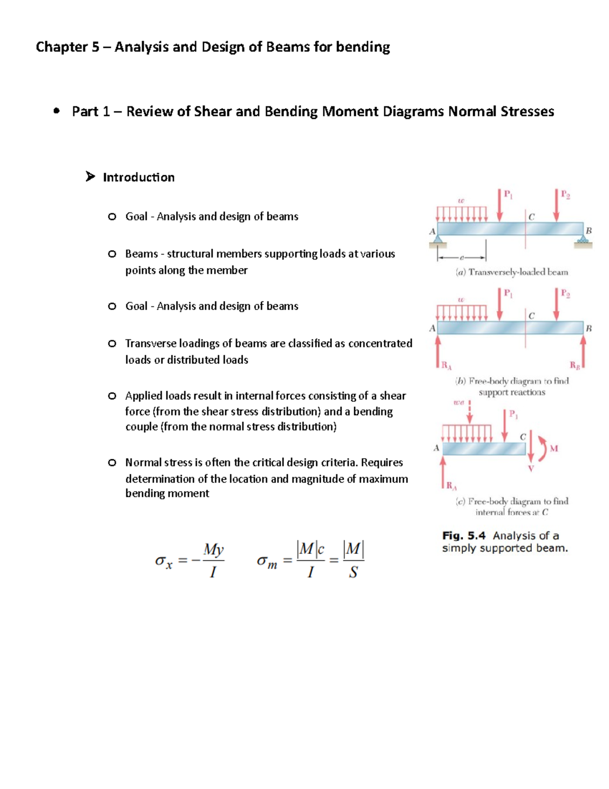 Chapter 5 - Additional Assignment - Chapter 5 – Analysis And Design Of ...