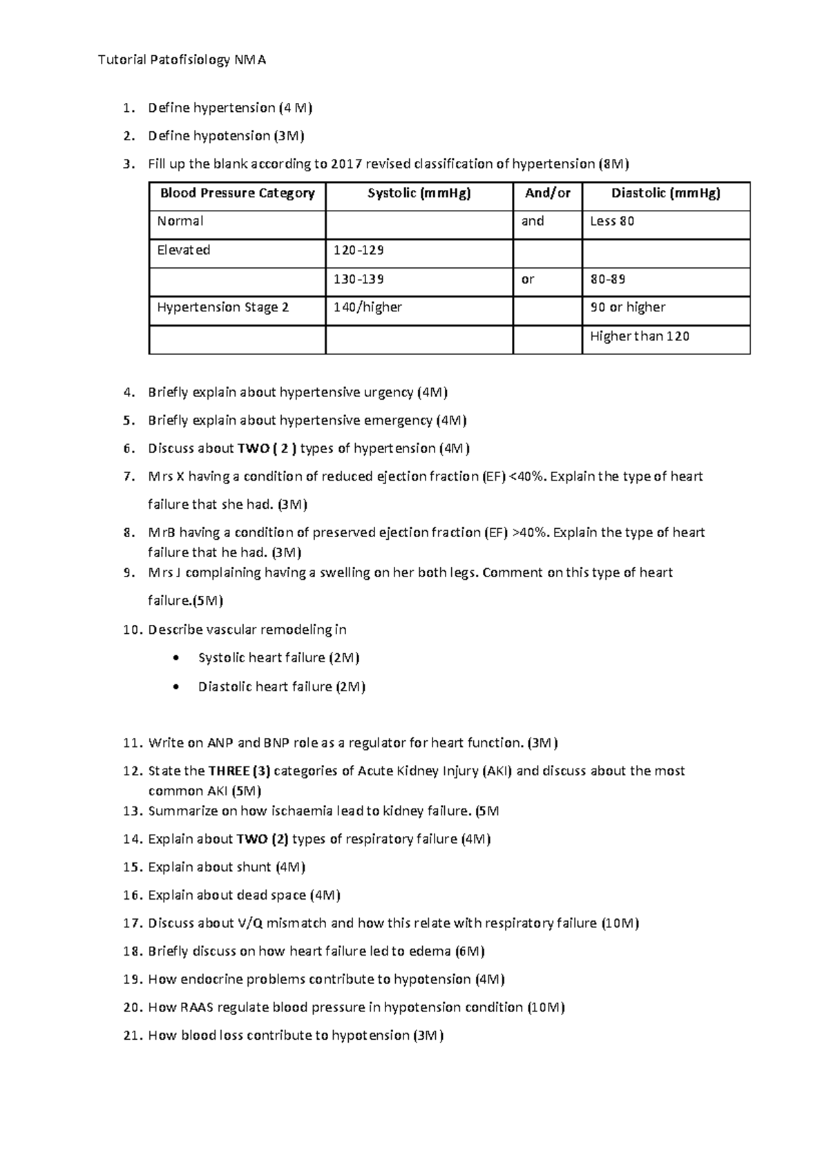 Tutorial Patofisiologi NMA - Tutorial Patofisiology NMA Define ...