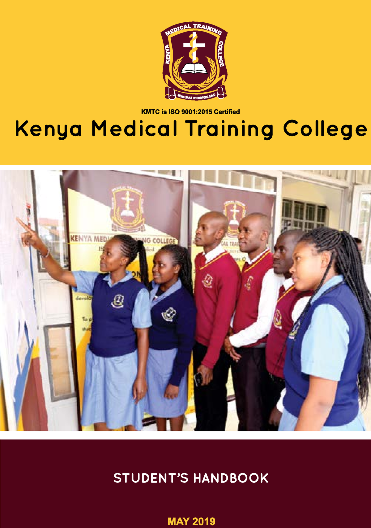 Kmtc Handbook - Guide Book For KMTC Students - Table Of ConTenTs ...