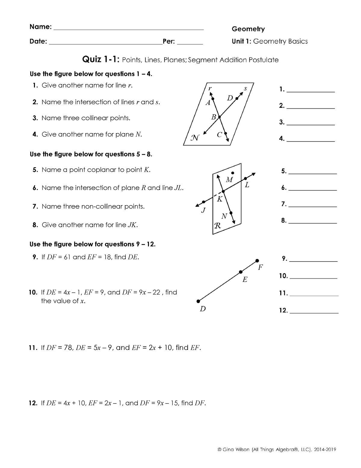 Quiz 1 1 Editable Quiz 1 Use The Figure Below For Questions 5 