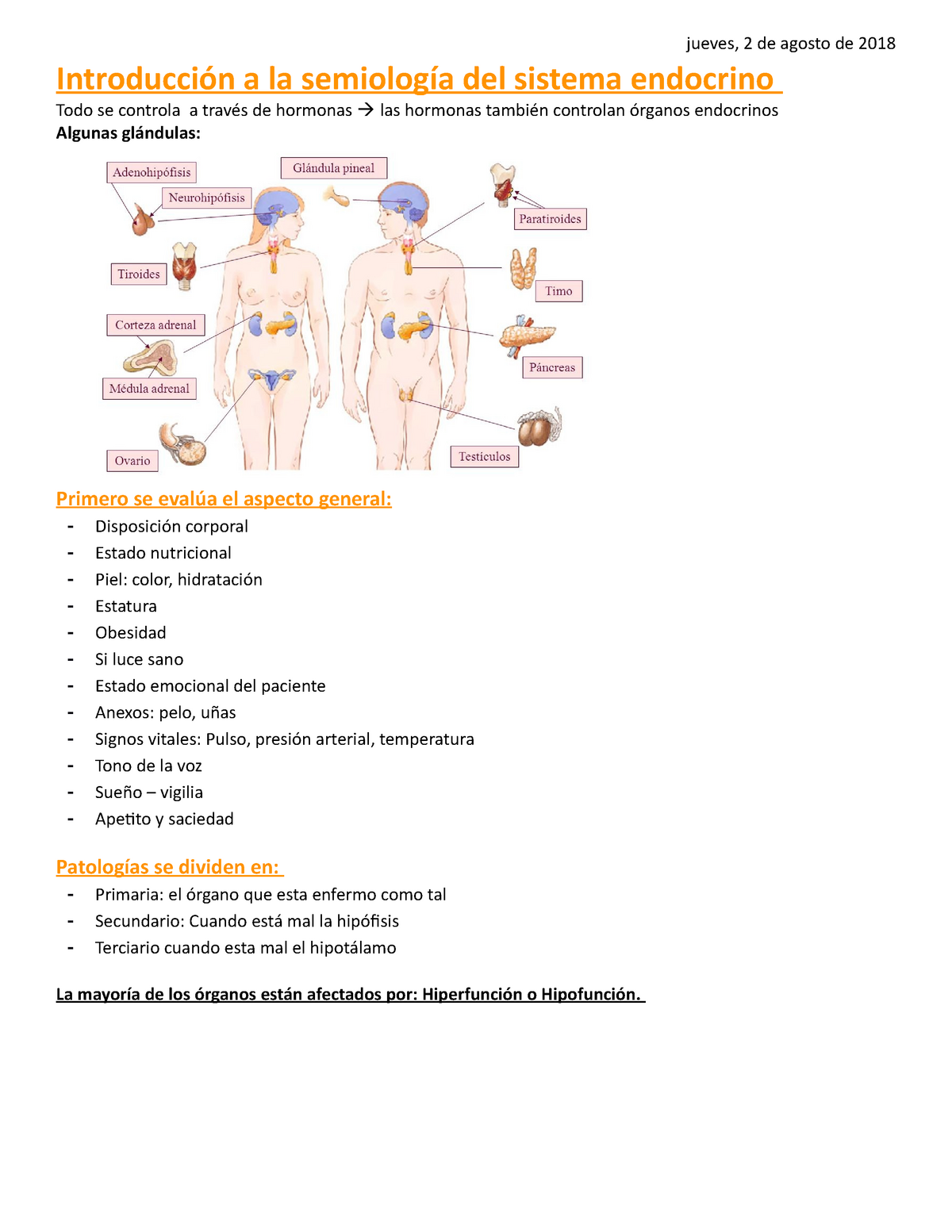 6° semiología sistema endocrino