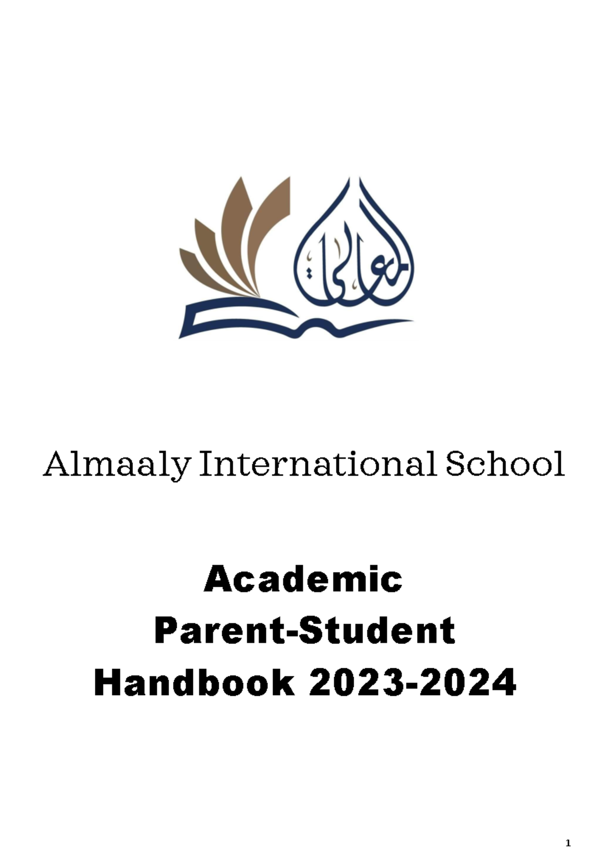 ALS Parent- student handbook 2024 - Almaaly International School ...