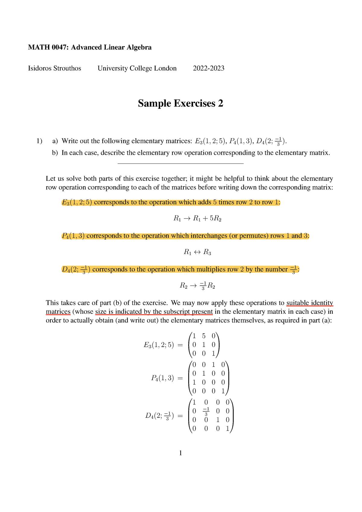 essays on linear algebra