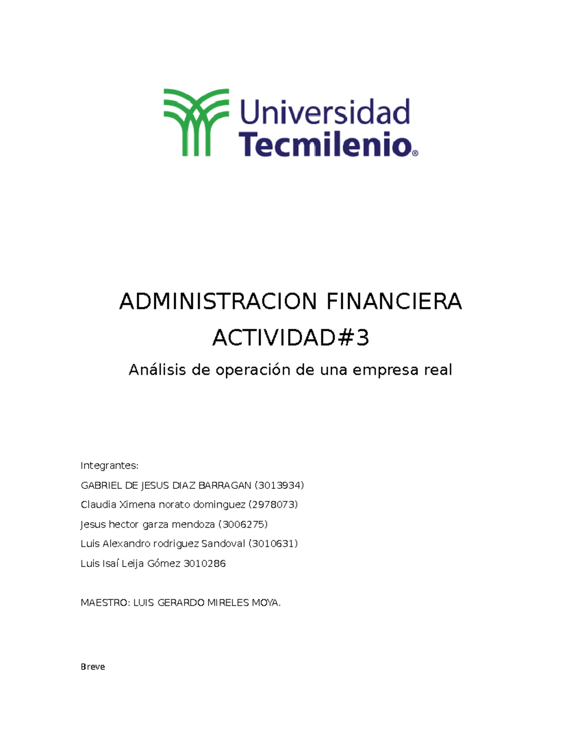 Actividad 4 Adm. Financiera - ADMINISTRACION FINANCIERA ACTIVIDAD ...