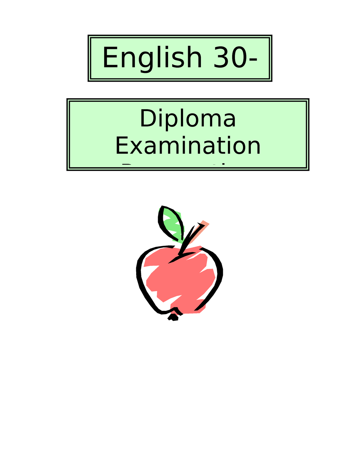 english 30 1 diploma essay examples