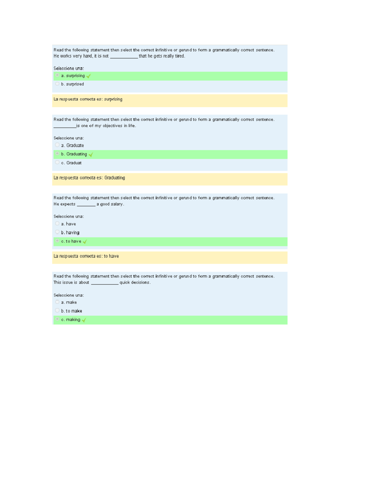 assignment 7 questionnaire u4 uveg ingles iii