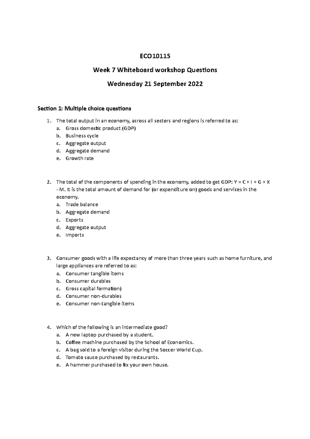 ECO+1011S+2022+Week+8+Whiteboard+questions - ECO1011S Week 7 Whiteboard ...