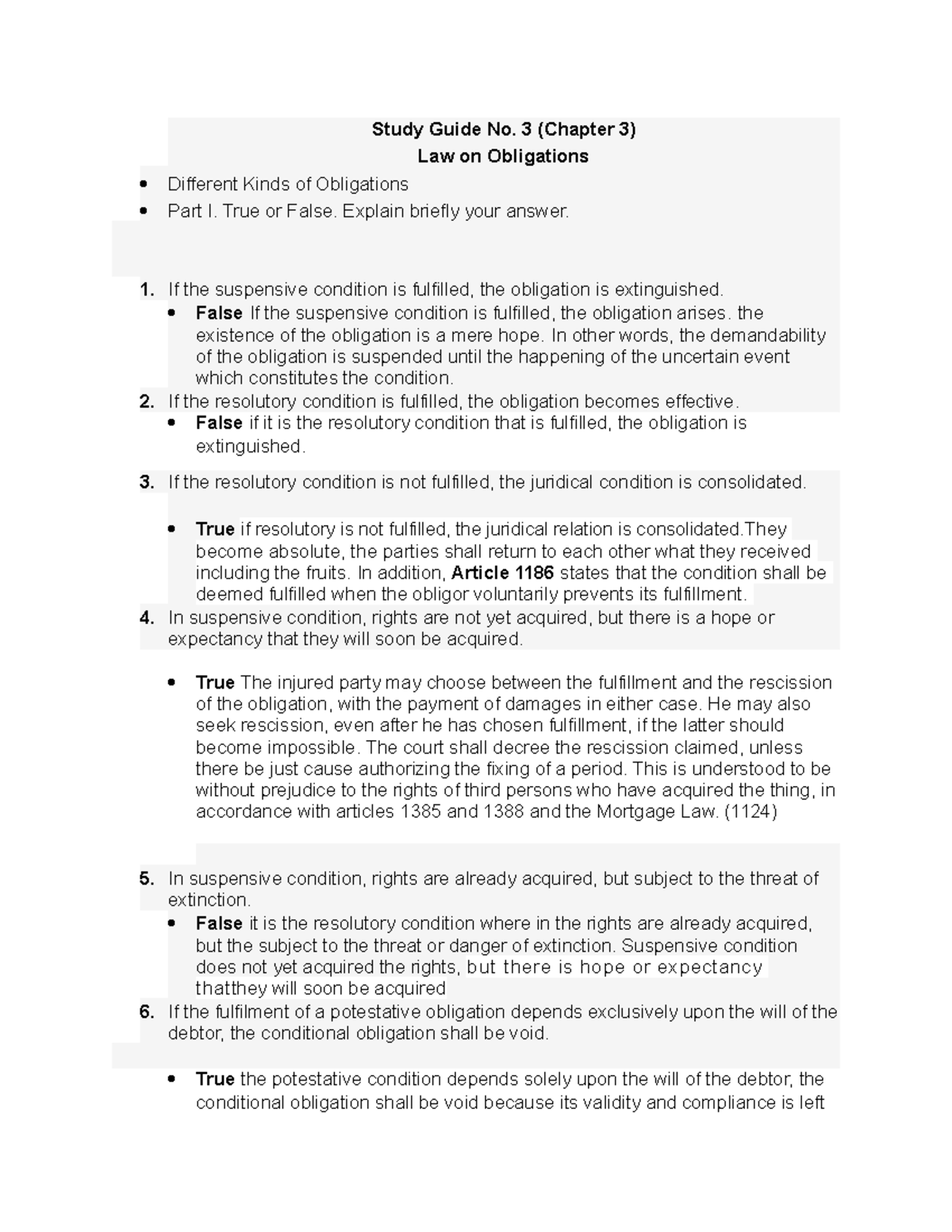 Lanuzga Carl Study Guide No. 3 (Chapter 3) - Study Guide No. 3 (Chapter