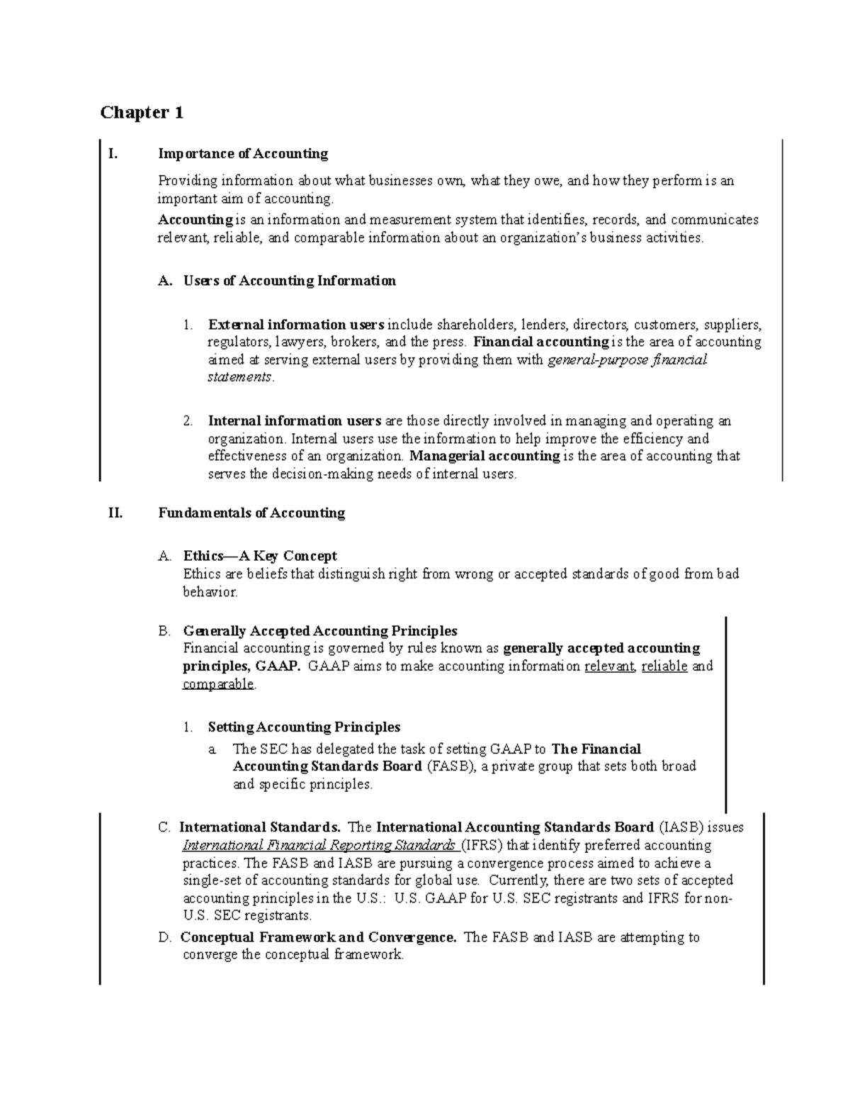 Midterm Review - Summary Introductory Accounting - Chapter 1 I ...