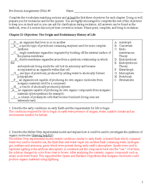 PSA 11 - Only 1-3 done - Pre-Session Assignment (PSA) #11 Name Makenzie ...