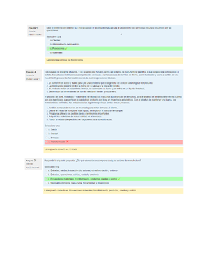 Examen Sistema De Manufactura Evaluacion Unidad 1 - Con Base En La ...