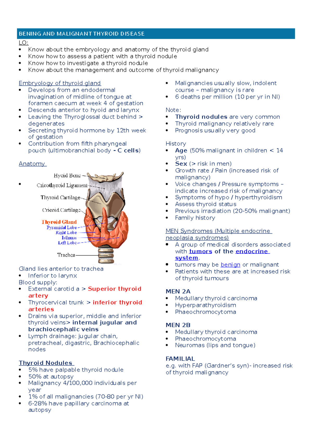 19 Benign and Malignant Thyroid disease - BENING AND MALIGNANT THYROID ...