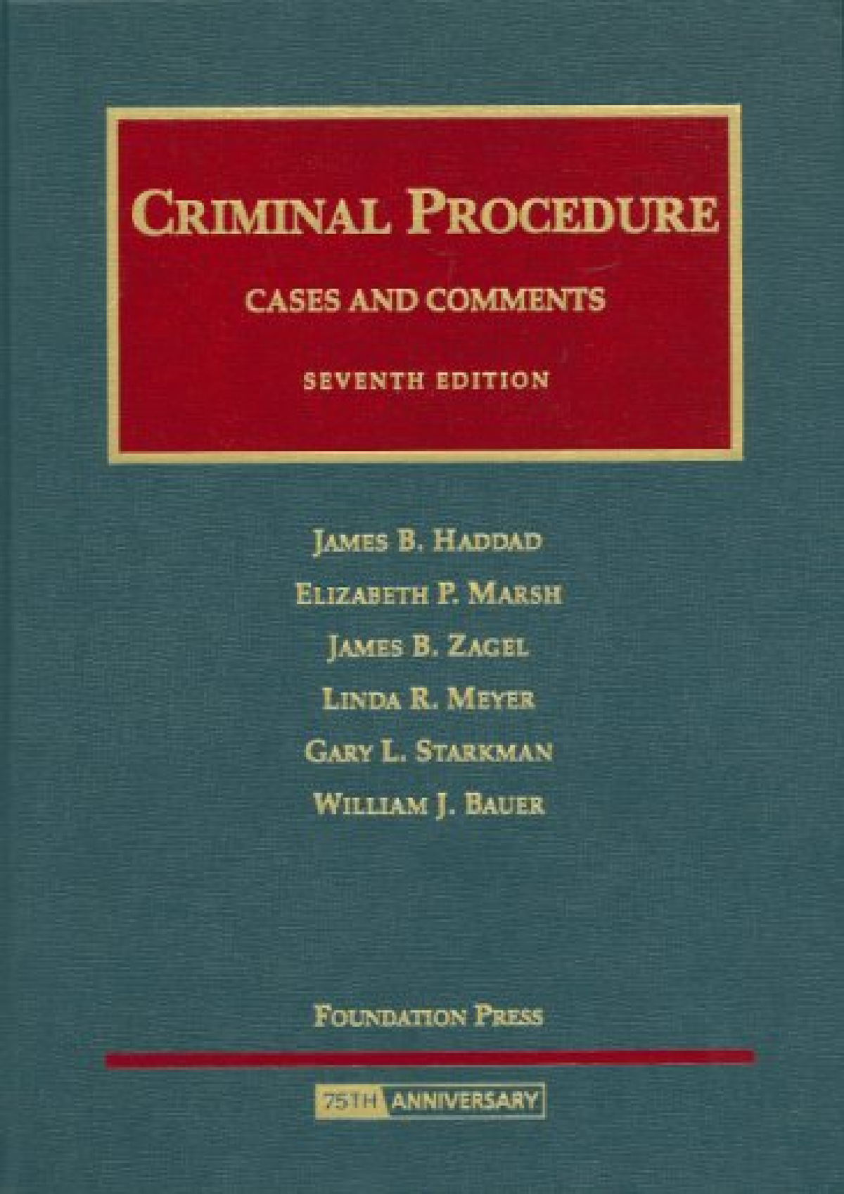 Full PDF Cases And Comments On Criminal Procedure, 7th (University ...