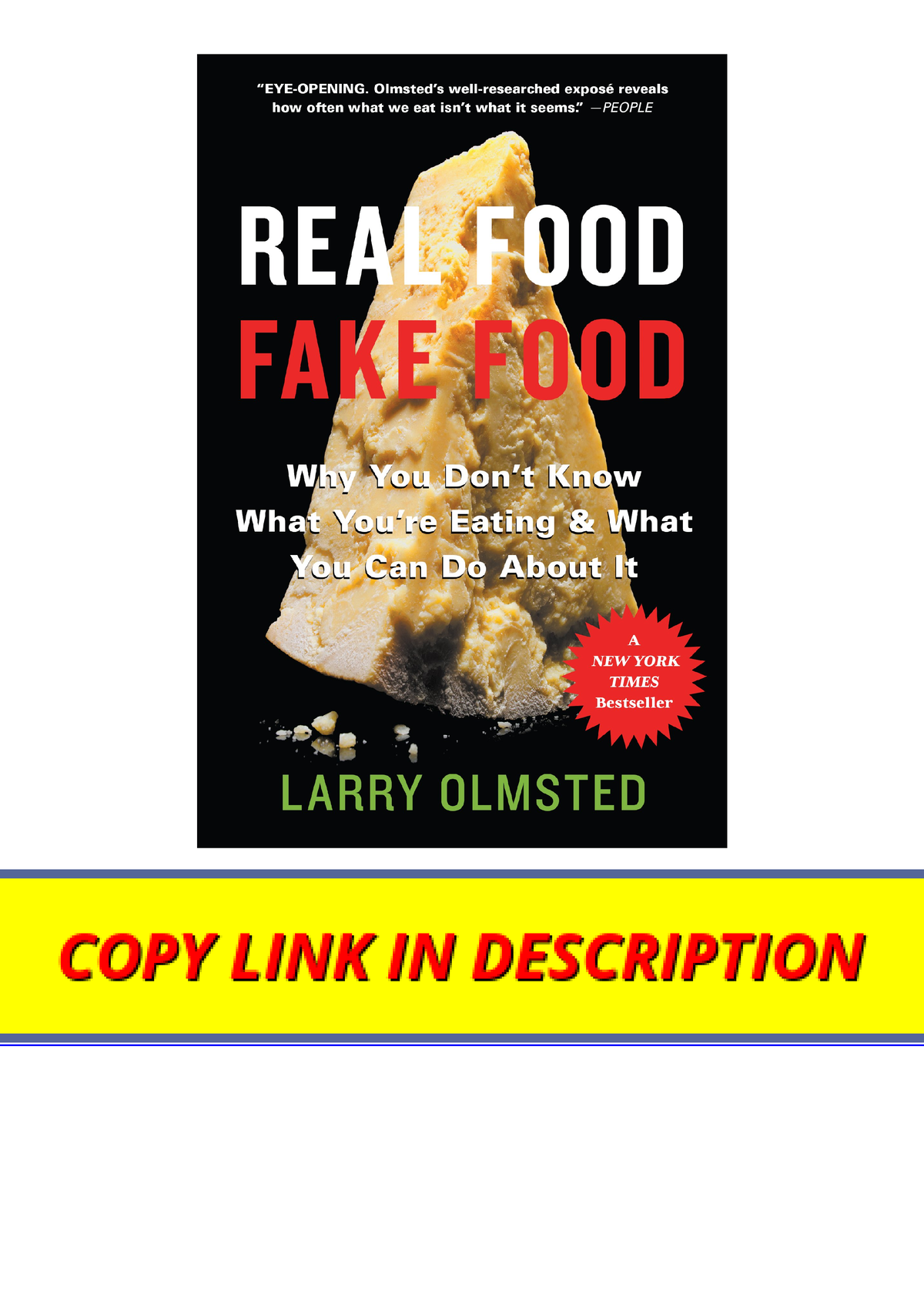 Download Real FoodFake Food Why You Dont Know What Youre Eating And ...