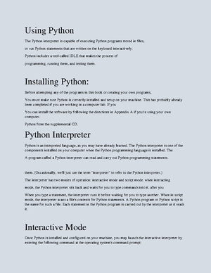 Introduction to Programming - Introduction Consider some of the varied ...