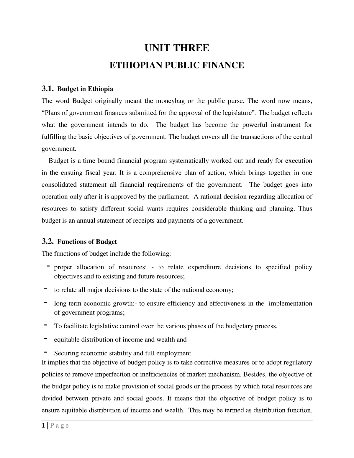 sample research proposal on taxation in ethiopia