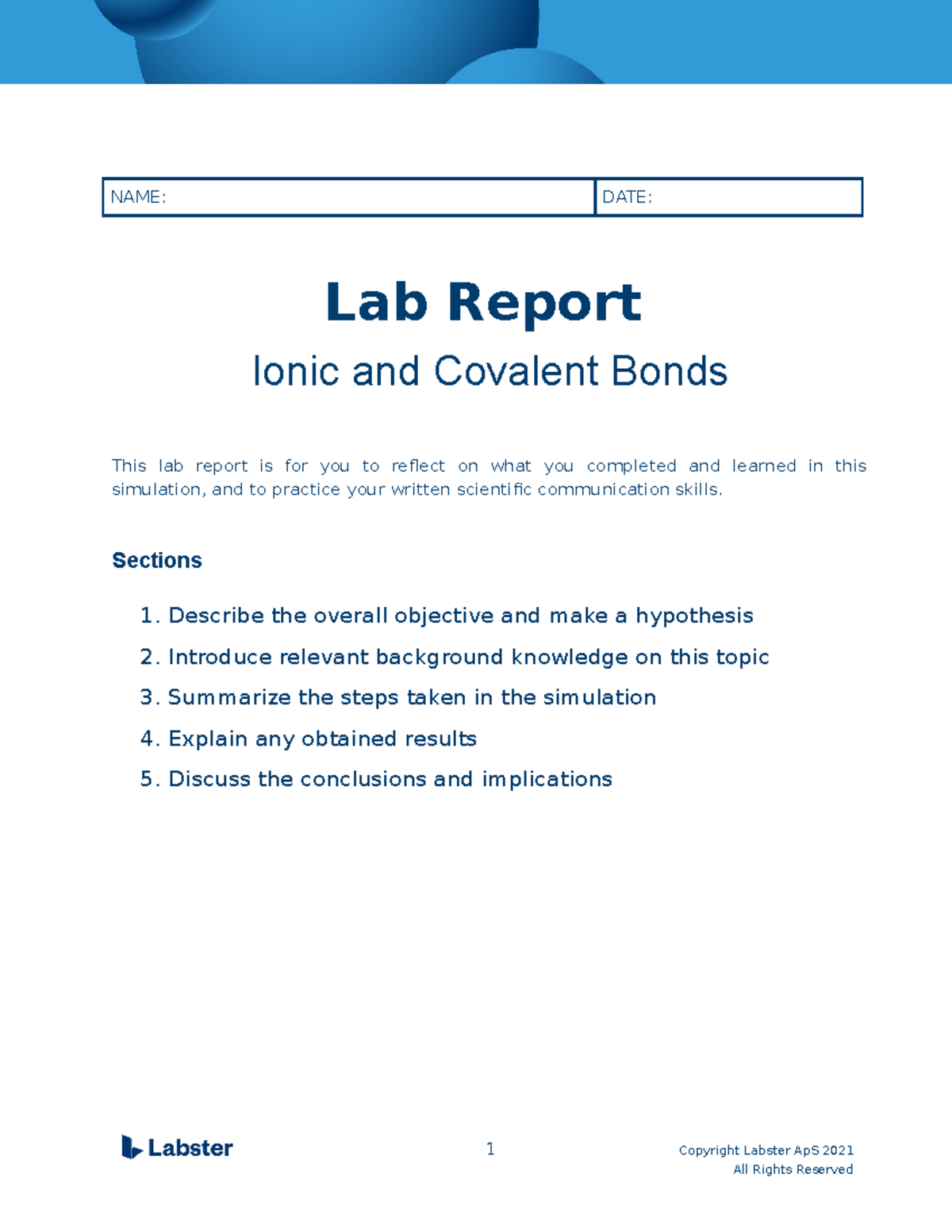 lab solubility assignment lab report active