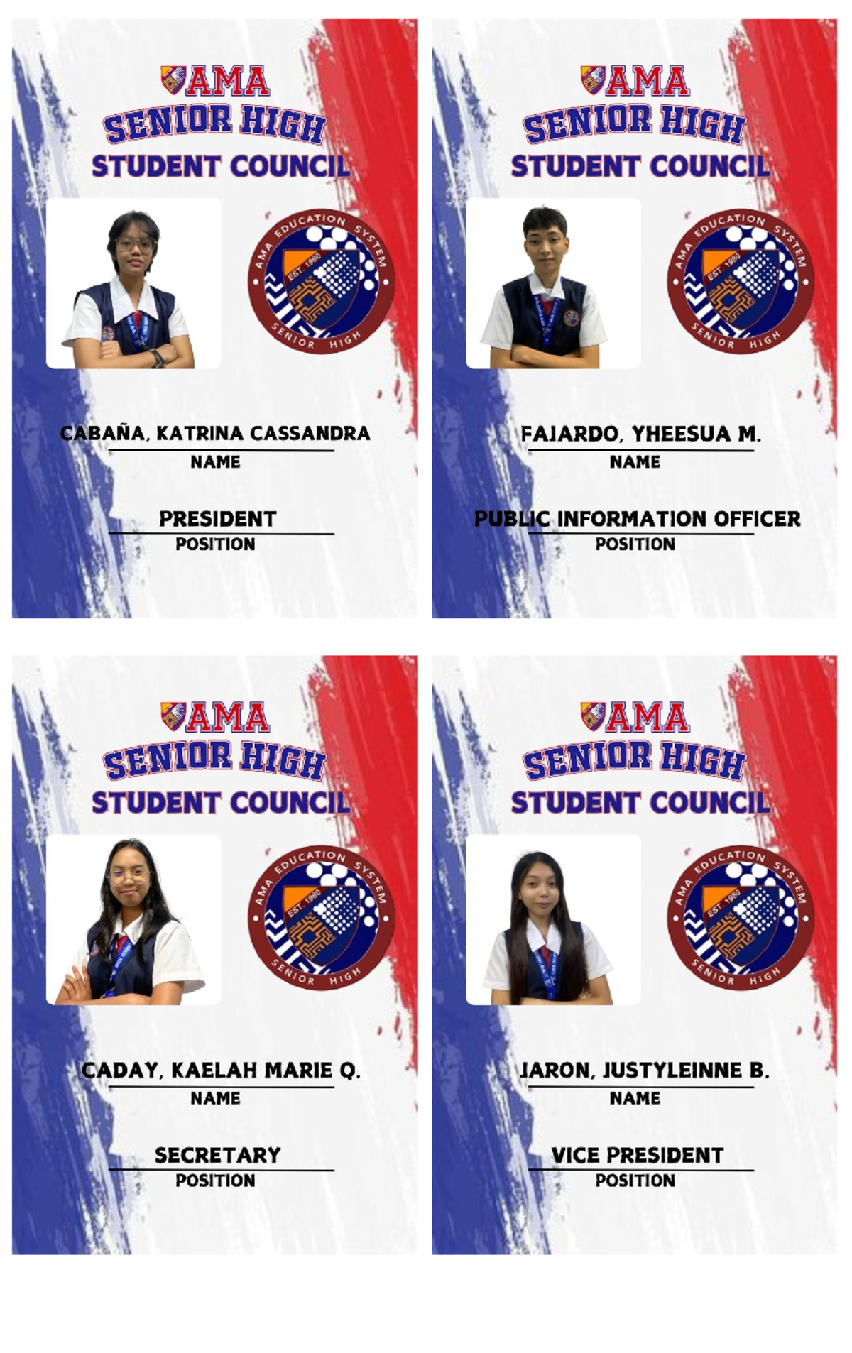 SSC ID - none - AMA AMA SENIOR HIGH SENIOR HIGH STUDENT COUNCI STUDENT ...