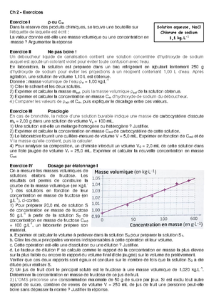 Exercices Corrigés Poids Et Masse - Exercices Sur Le Chapitre 3 : Poids ...