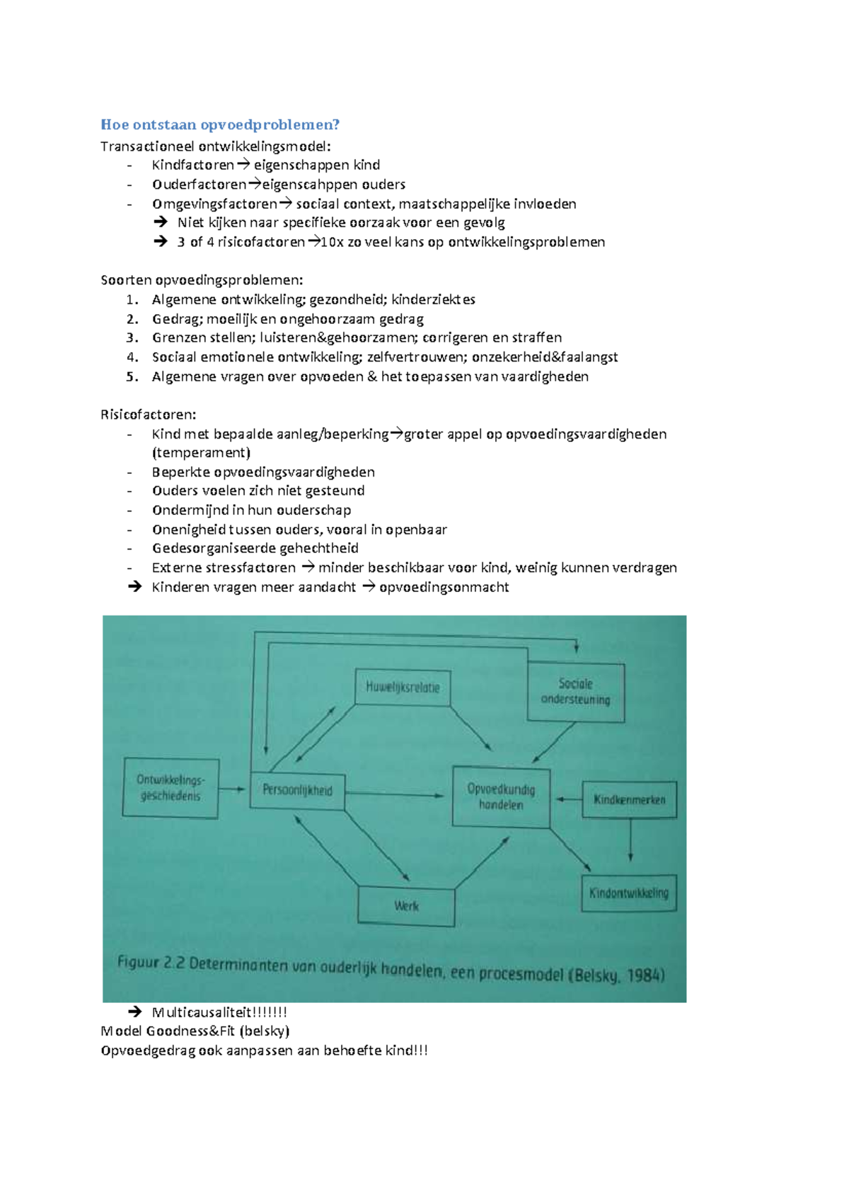 Samenvatting Inleiding In De Pedagogische Wetenschappen, Probleem 8 ...