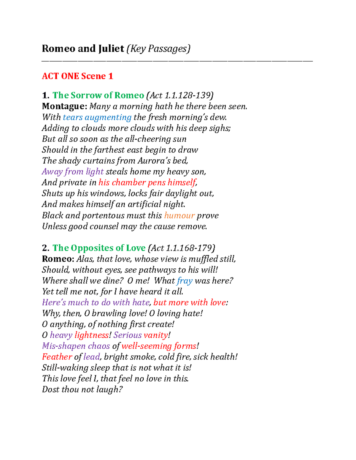 romeo-and-juliet-description-of-important-passages-romeo-and-juliet