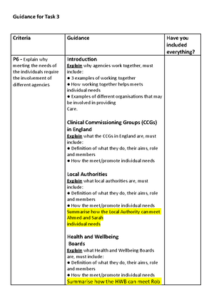 Health and social care level 2 Unit 4 task 1 social influence on health ...