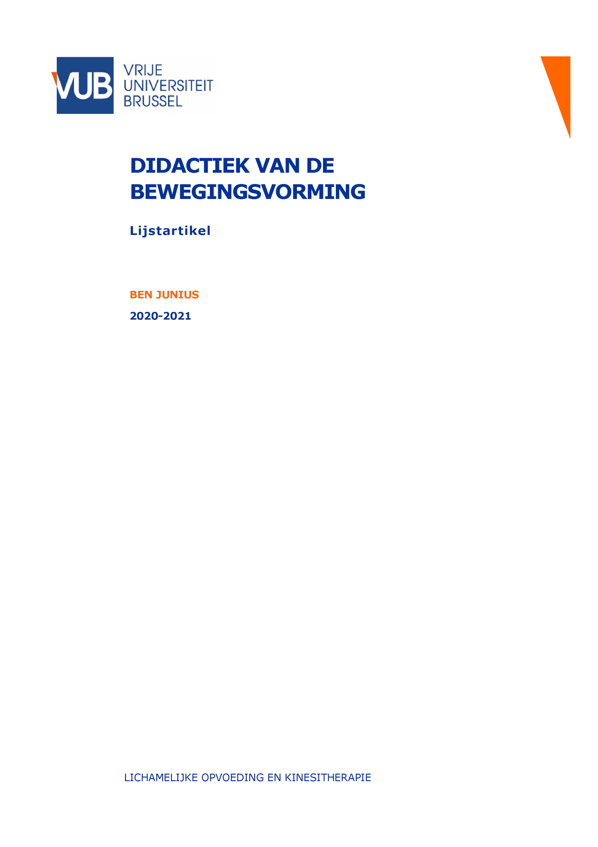 vub thesis template