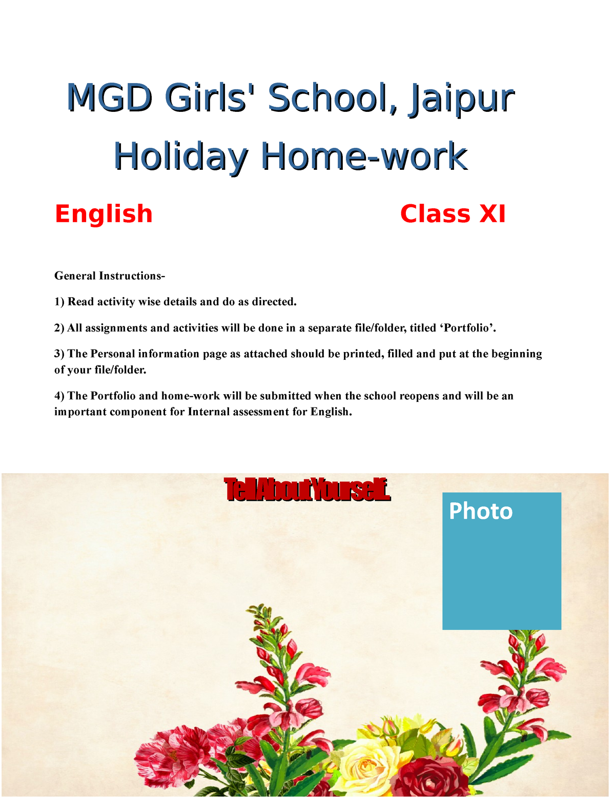 holiday homework for class 11 accountancy