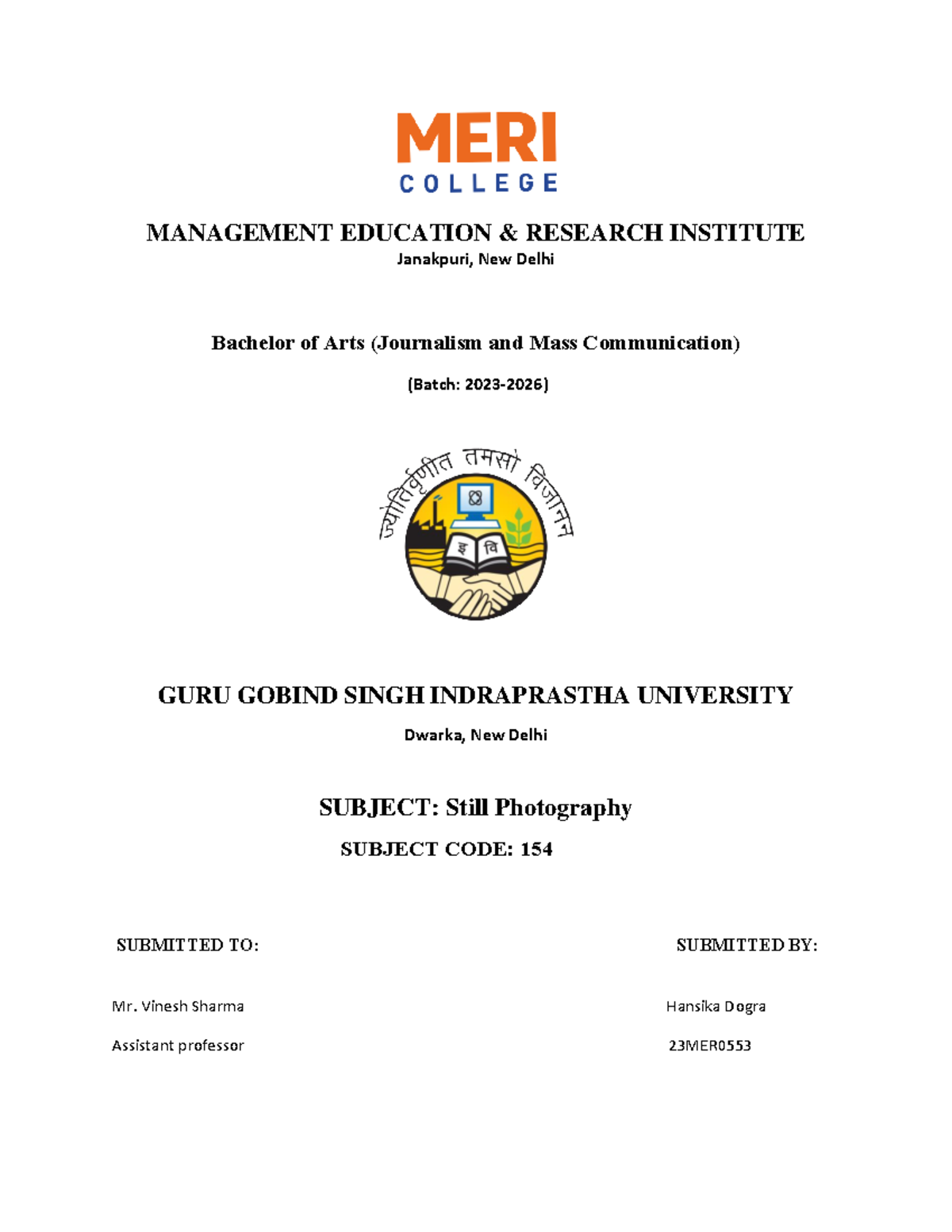 Preliminary Pages of Assignment File - MANAGEMENT EDUCATION & RESEARCH ...
