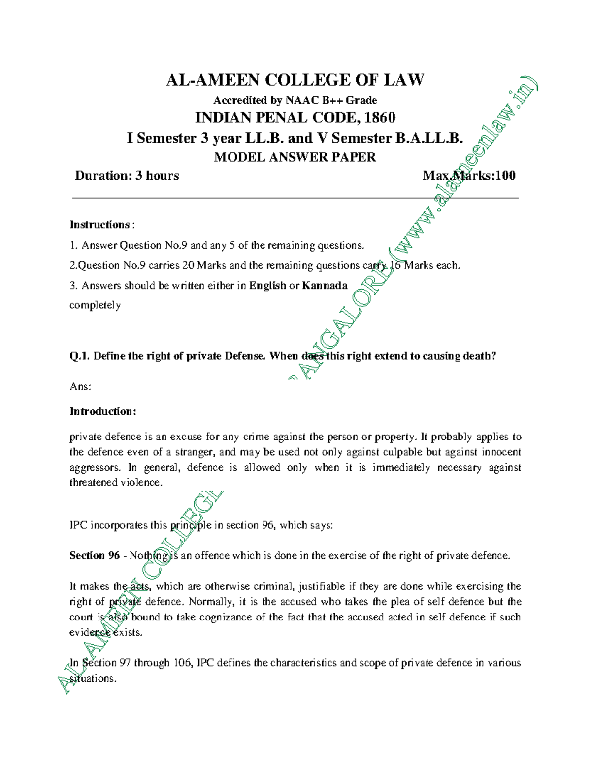 IPC 2 - This Contain Notes And Also Question And Answers From Previous ...