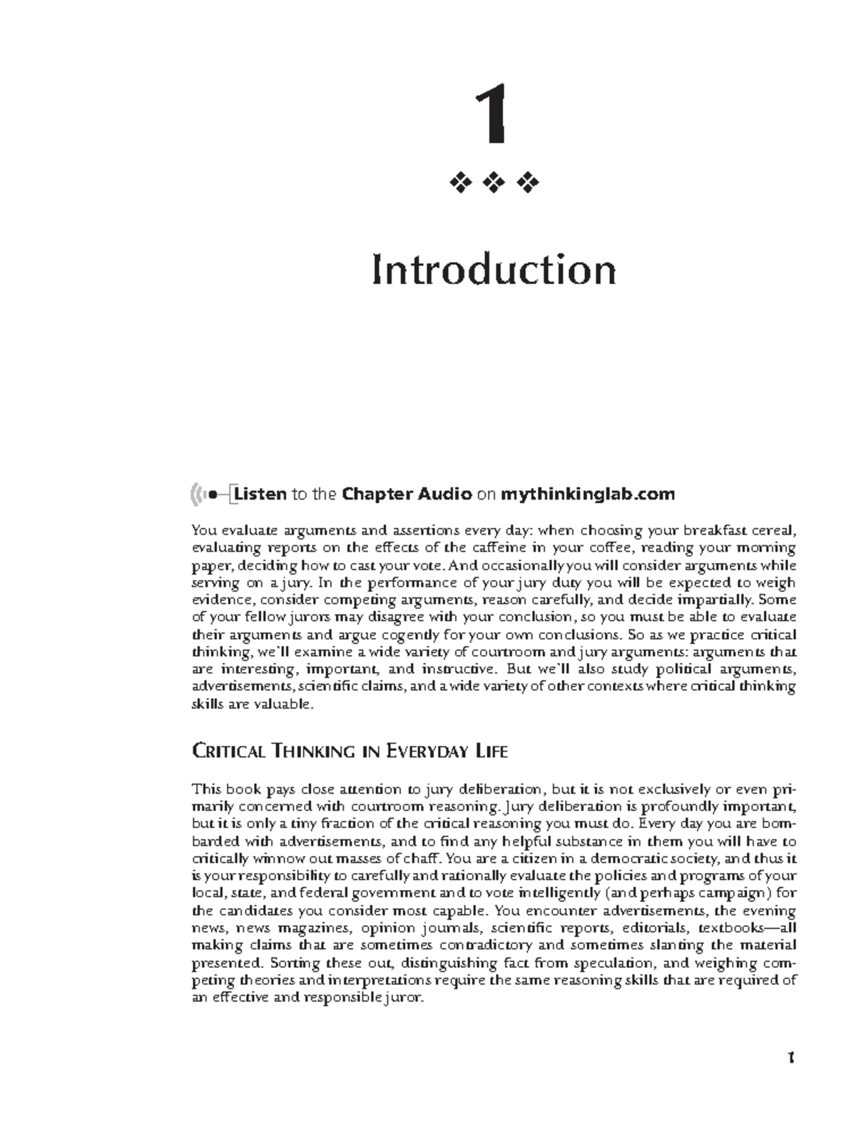 22 - Hello - Introduction 1 You evaluate arguments and assertions every ...