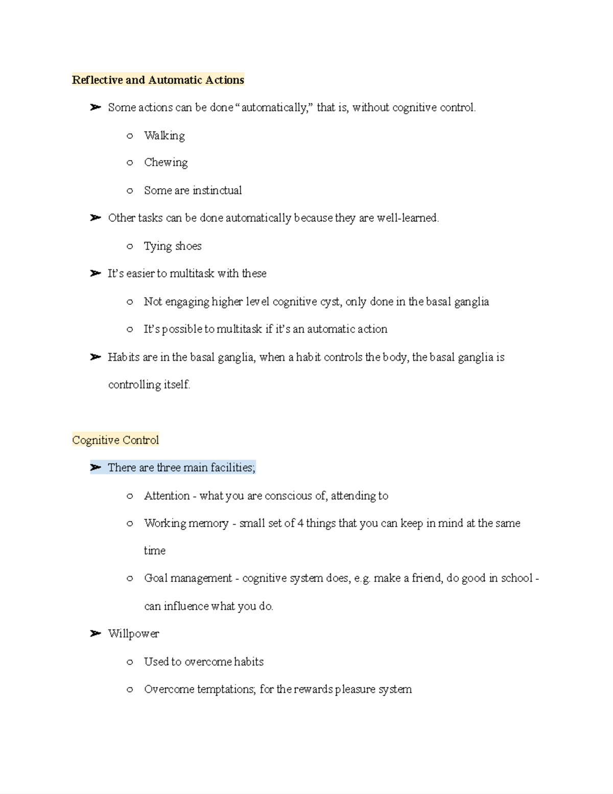 3 notes lectures from cgsc 1001, more posted Reflective and