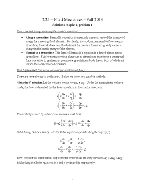 Final practice - 2 ADVANCED FLUID MECHANICS Fall 2004 FINAL EXAM ...