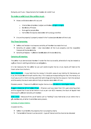 Large Group Three - 2021 - EQUITY AND TRUSTS LARGE GROUP 3 Student ...