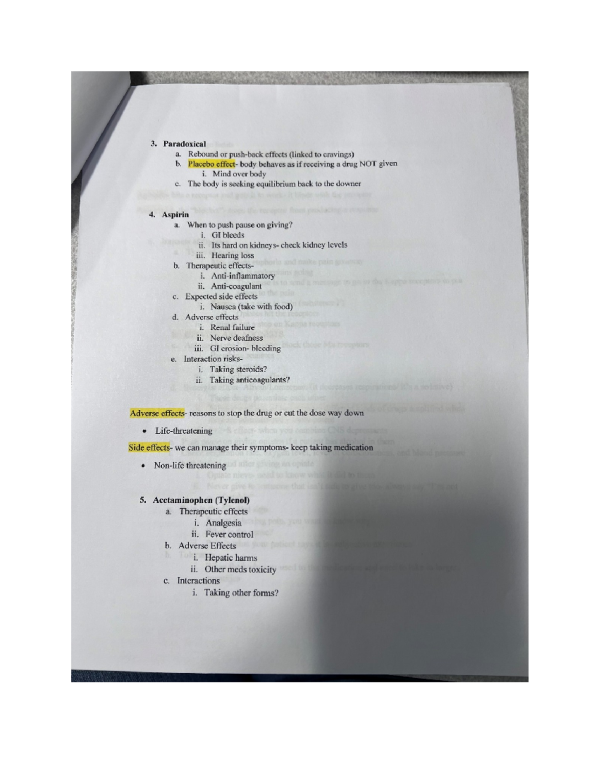 Pharm exam 1 page 4 - NUR2474 - Studocu