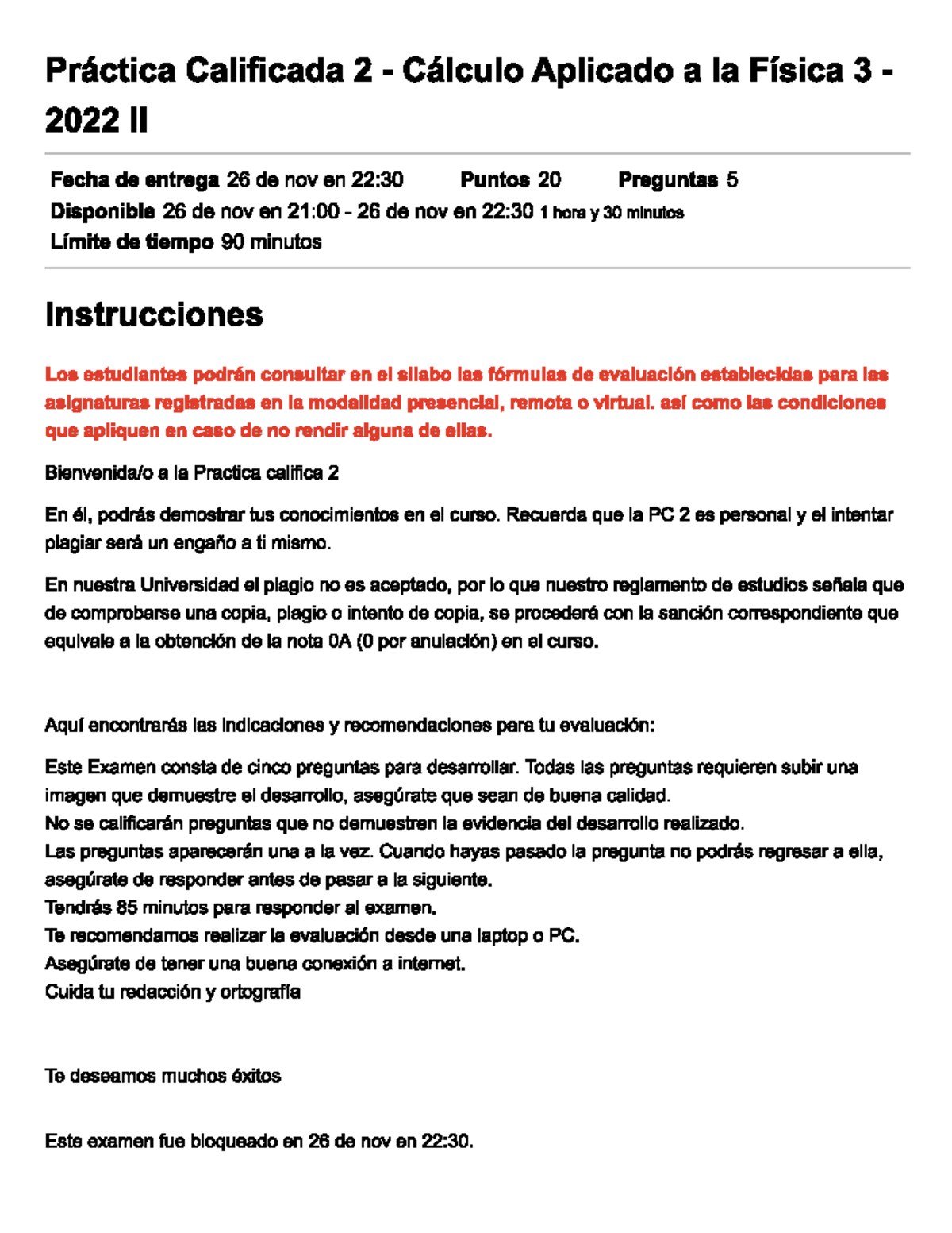 Calculo Aplicado A LA Fisica 3 Practica Calificada 2 - Calculo Aplicado ...