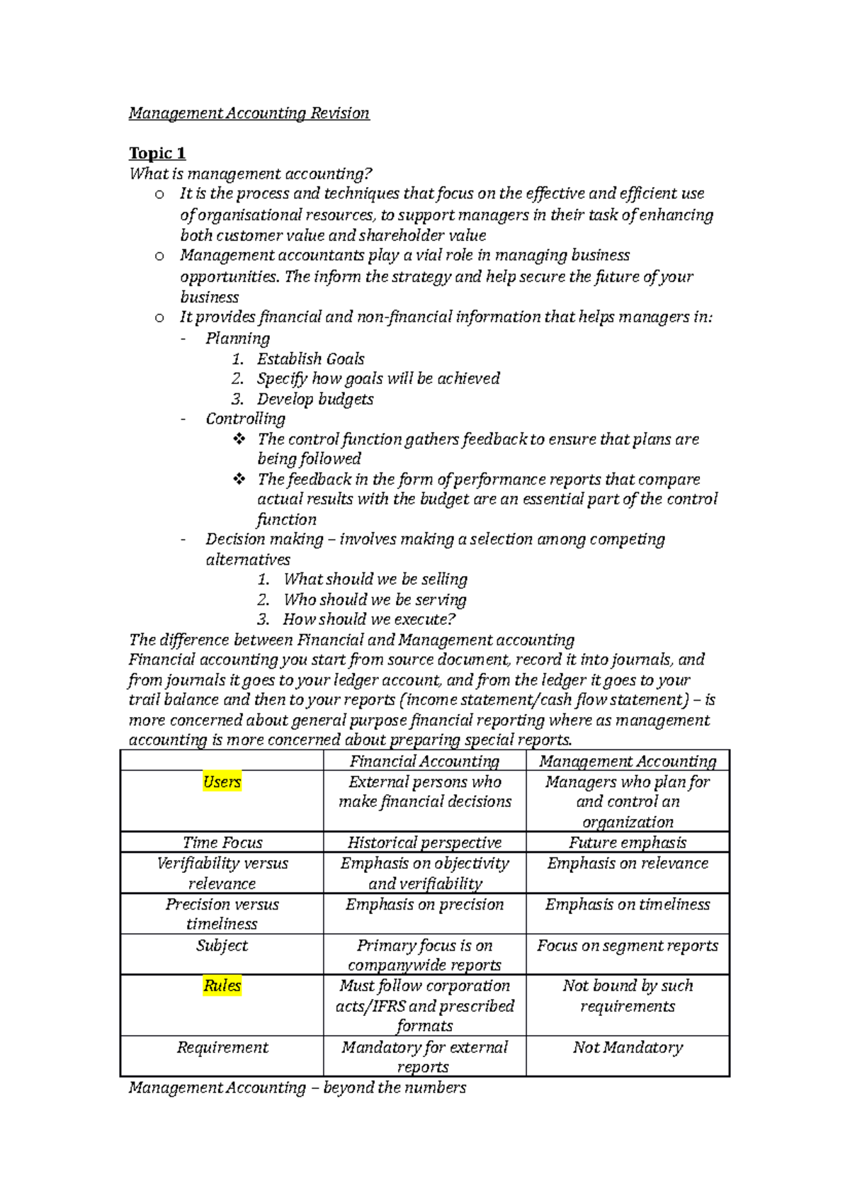 Accounting revision notes for test essay 06 picture