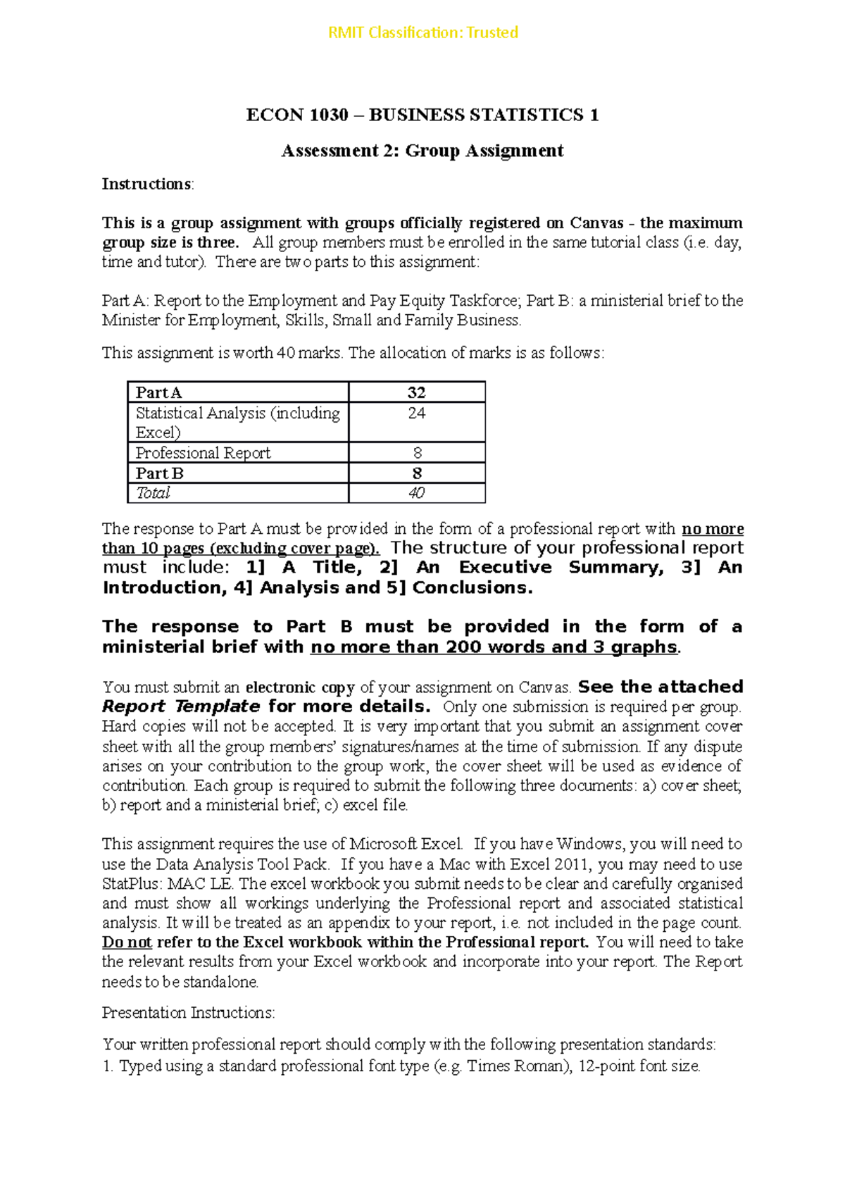 statistics assignment 2