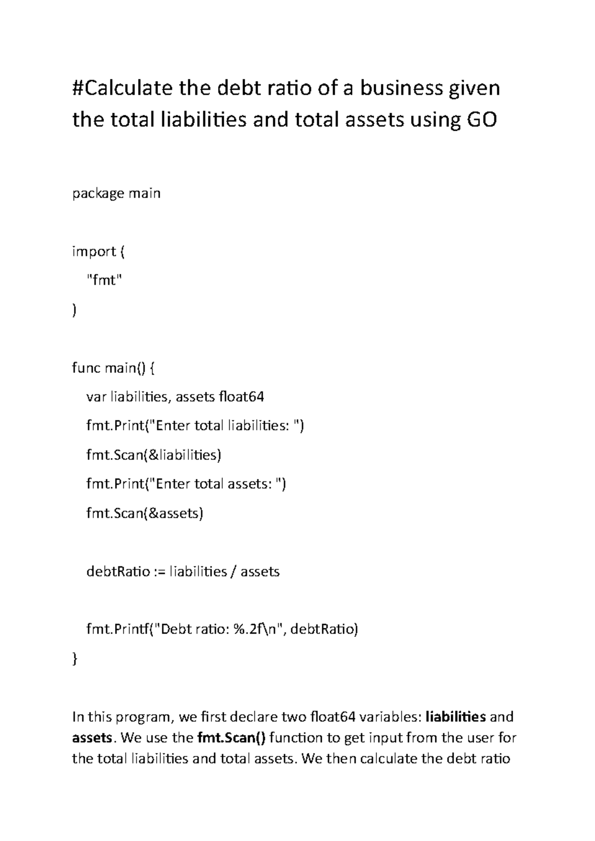 total-liabilities-and-total-assets-using-go-calculate-the-debt-ratio