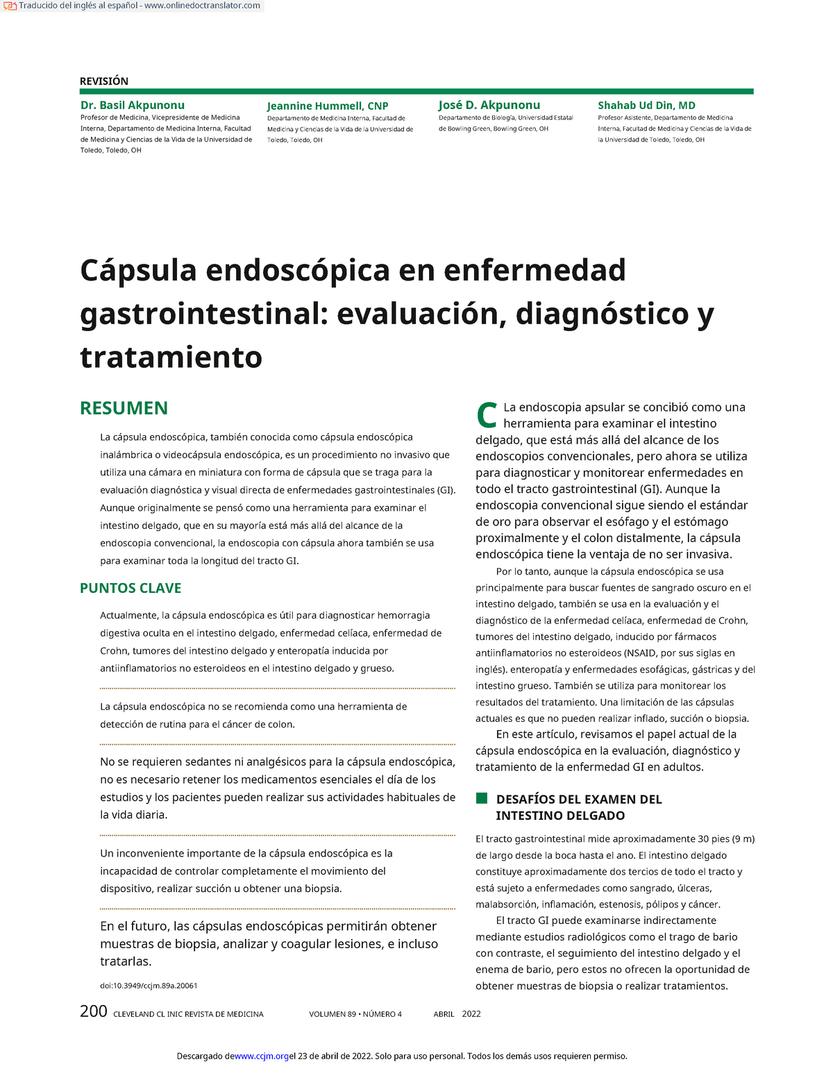 Capsule endoscopy in gastrointestinal disease Evaluation