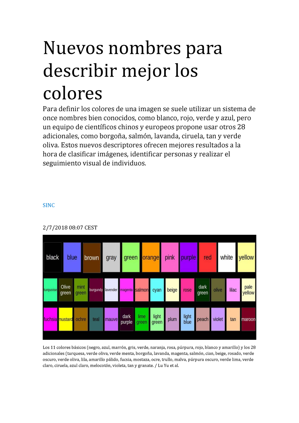 nombres de colores amarillo naranja