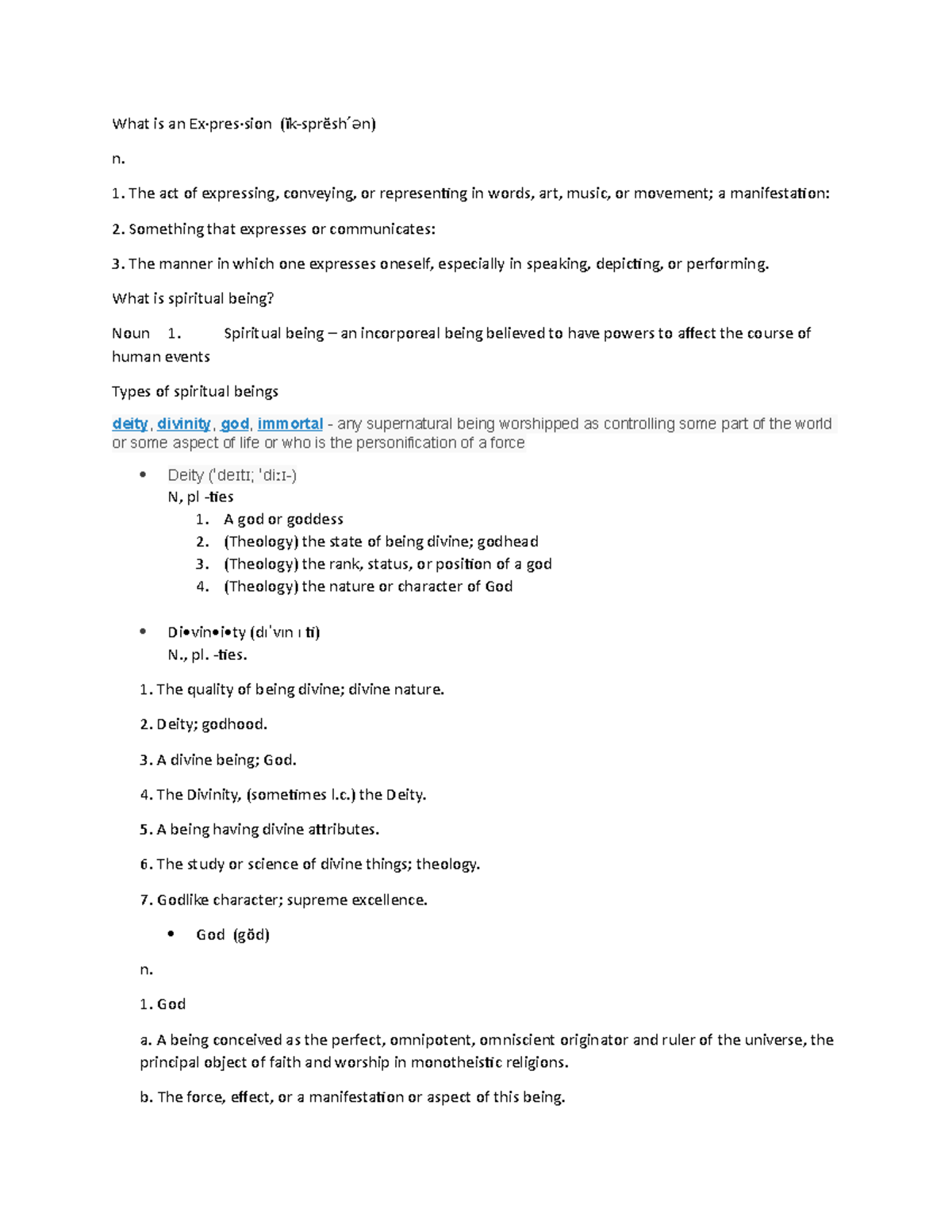 Document - Click to see... - What is an Ex·pres·sion (ĭk-sprĕsh ′ən) n ...