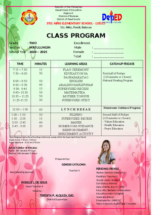 Nlc-certificate Reading- Program - Republic of the Philippines ...