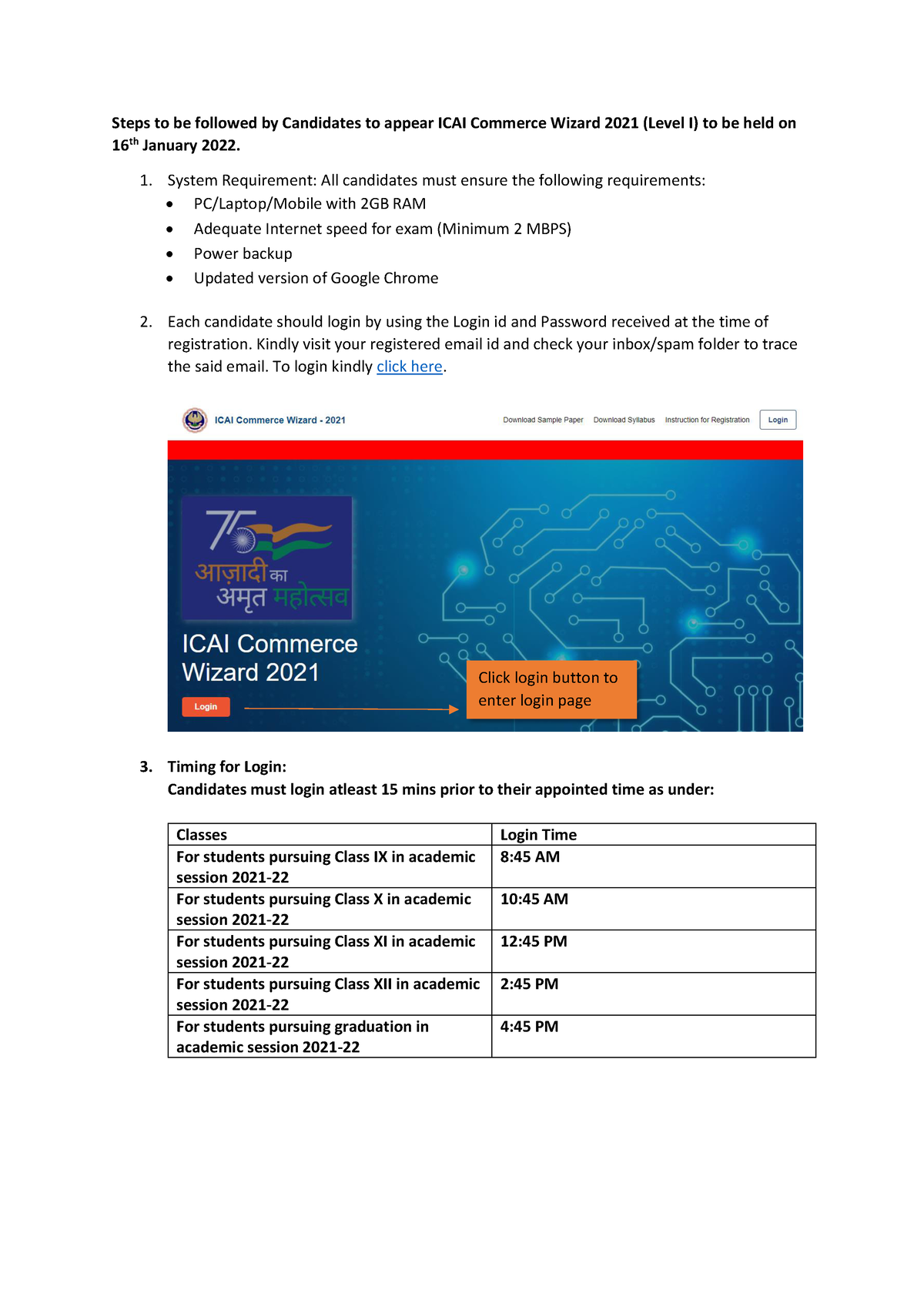 Icai Commerce Wizard 2024 Registration Sally Consuelo