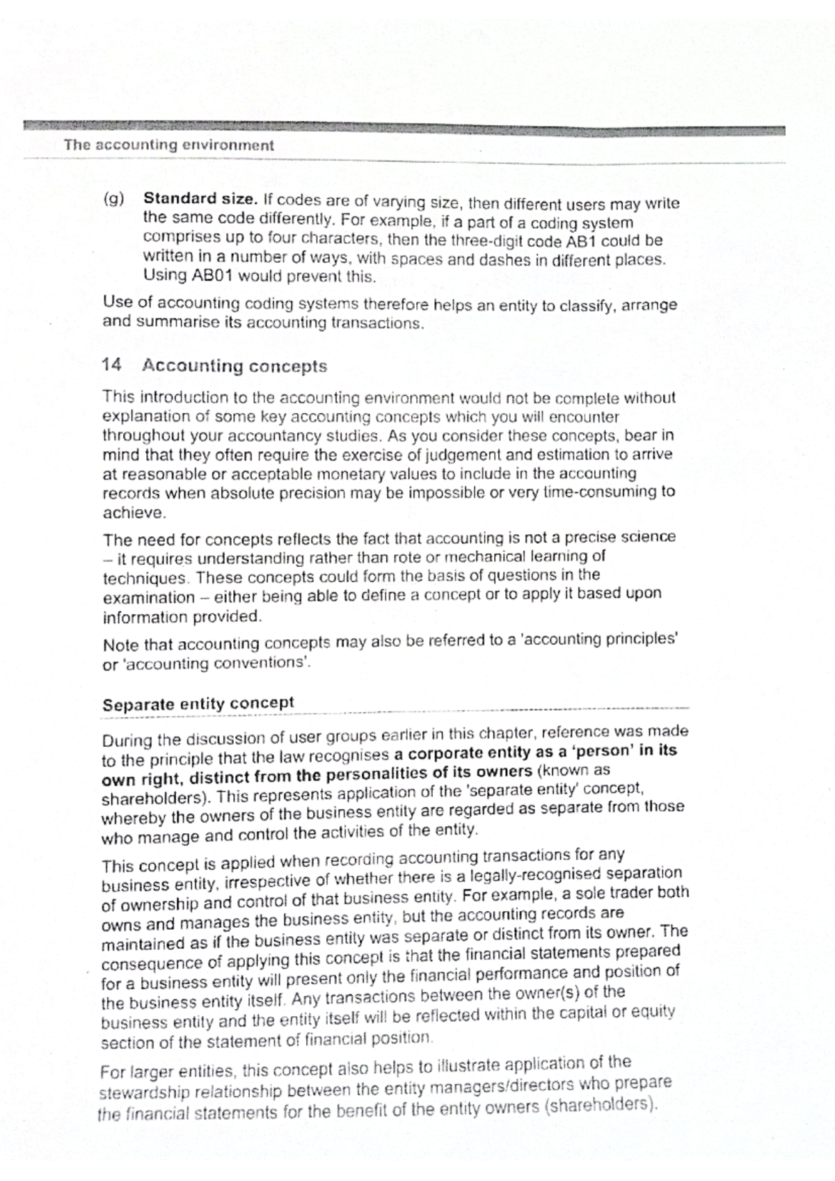 Lecture 2 Notes Managerial Accounting Studocu