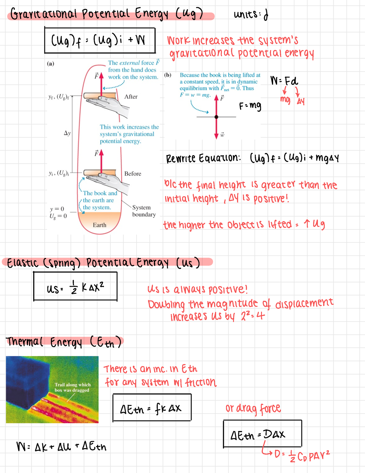 PHYS114 Potential And Thermal Energy - Gravitational Potential Energy ...